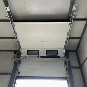 Modern Style High Quality Steel Garage Door Electric Side-Opening Insulated Sectional Overhead for Villas Polymer Construction