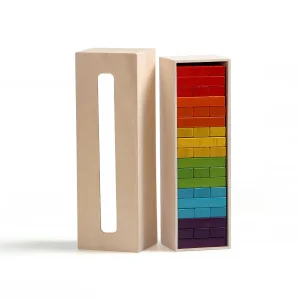 Colored Wooden Blocks DIY Creative Play Gift
