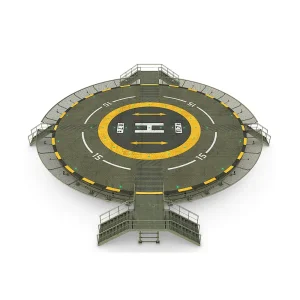 China Helipad and aluminum wire mesh