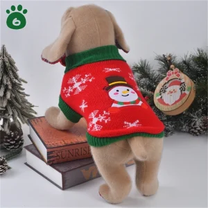 Hot Selling Christmas Pet Cat Dog Sweater Warm Dog Winter Knit Clothes