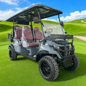 New 2026 Luxury Club 5KW 4 Seater 2WD Lifted Electric Golf Cart Utility Hunting Cart Lithium Battery Enpower Controller 25MPH