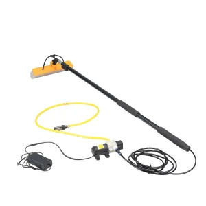 Factory Direct Solar Panel Cleaning Brush with Pump