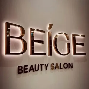 Custom Illuminated Backlit Signage for Restaurant Interiors