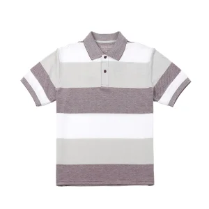 Wholesale Men's Engineering stripe polo