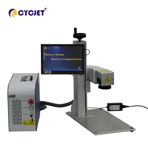 Cycjet Lf30 Fiber Laser System - Precision Marking of Plastic Bottles and Tools
