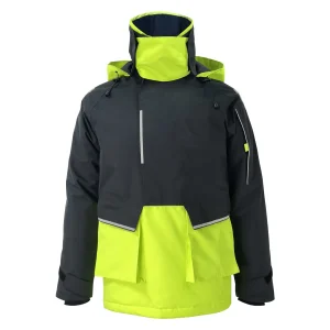 Yuelei Black and Neon Green Sailing Jacket