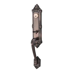 Heavy Duty Colonial Door Lever Lock with Deadbolt Zinc Alloy Keys Handle Mechanical Door Lock