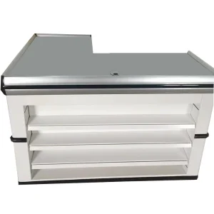 Gui Chang Supermarket Convenience Store Bar Corner Steel Plate Density Board/fiberboard Combination Checkout Counter