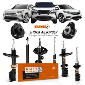 Kaluj Auto Car Suspension Parts Front Rear Shock Absorber for Toyota Honda Nissan Mazda Suzuki Mitsubishi Isuzu Hyundai Kia