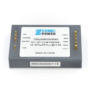 China 1/4 Quarter Industrial Dcdc Power Converter 300W 28V