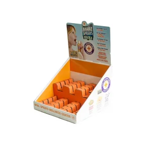 Retail Custom Cardboard Counter Displaypos Corrugated Phramacy Table Display Stand Pop up 2 Tier Paper Display Rack