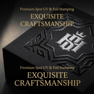 Matte Black Cosmetic Presentation Box UK