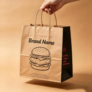 Classic Tear Resistant Kraft Paper Carry Bag
