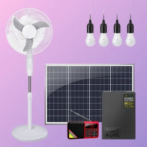 Eco-Friendly Solar Lighting Kit: 30W to 180W for Indoor and Outdoor Use