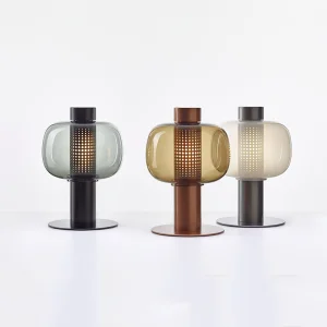 Scandinavian Modern LED Table Lamp Crystal Shade