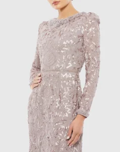 Elegant Plus Size Maxi Evening Dress