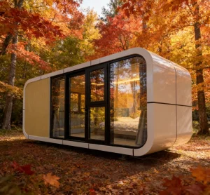 Cabañas de manzana y unidades de vivienda prefabricadas