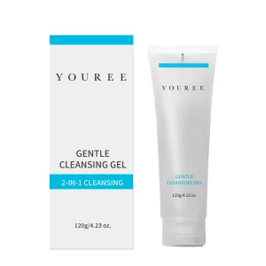 Gentle Makeup Remover Gel 2-in-1 Cleanser Hydrating Deep Cleansing Gel for Waterproof Makeup &amp; Pore Care