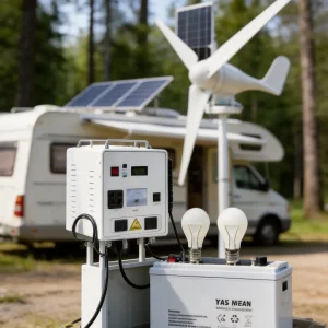 5kw مجموعة مولد هجينة تعمل بالطاقة الشمسية والرياح لجميع الأجهزة الكهربائية الأساسية في المنزل
