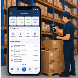 Smart Warehouse Management Software MAC Mobile App Integration