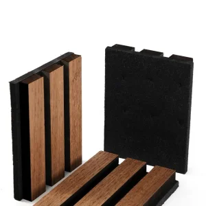 60*60 Acoustic Panel DIY Pet Wooden Slat Wall Acoustic Panel