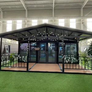 40FT Expandable Fireproof Steel with Emergency Shelter for Urban Disaster Prep Expandable Container House