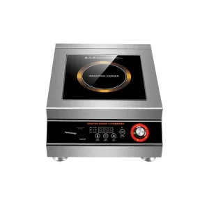 Commercial 5000W High Power Stainless Steel Electric Induction Cooker Direct Factory Outlet Soup Noodle Brine Table Canner