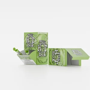 Custom Logo Printed Cardboard Packaging Box Retail Display Cases Sliding Cover Design Drop Box for Pre Roll Packaging