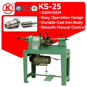 KS-25 Bench Lathe Machine Bench Top Metal Lathe for High Accuracy Small Parts Work