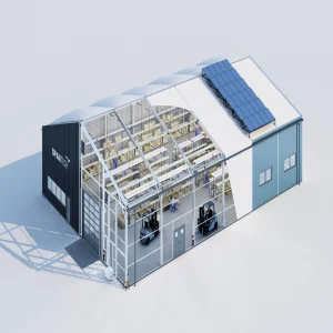 Meituo Modular Metal Structure Steel Warehouse Building Prefabricated For Logistics