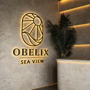 Custom LED Sign Backlit Logo