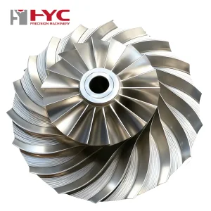 Custom High Precision CNC Machining Parts Aluminum Titanium Stainless Steel for Aerospace Auto Drone Spare Watch Medical Robot 5 Axis Impellers Service