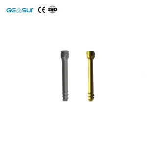 Geasure CE ISO Certified Class III Titanium Alloy Countersunk Compression Cannulated Screw-Orthopedic Implant 1 Year Warranty