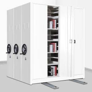 Carro de archivo metálico para hospitales