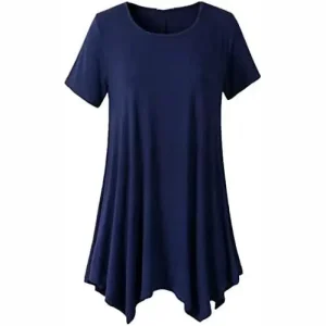 Camiseta Extra Longa de Verão Feminina, Blusa Casual, Vestido Camiseta