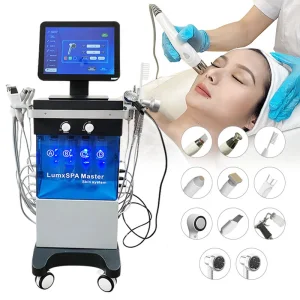 Skin-Beauty-Equipment 11 in 1 Hydro Dermabrasion Aqua Pure Oxygen Microdermabrasion Hydra Hydro Therapy Facial Hydrodermabrasion Beauty Salon Equipment