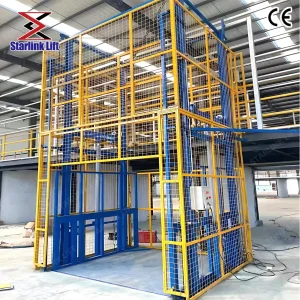 CE Certified 5000kg Load Capacity Electric Hydraulic Warehouse Cargo Lift, Warehouse Electric Hydraulic Lift, Custom Vertical Lifting Platform