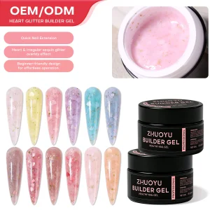 Eco Friendly Hema Free TPO Free Poly Gel Nail Kit Hard Gel Collection For Nail Art Salon Use