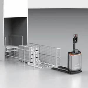 1500kg EU Pallet Material Transport Production Logistics Agv AMR Forklift Mobile Robot