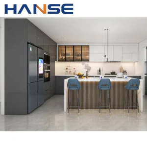 High End Affordable Custom Furniture Used Small Full White L Shaped Melamine Kitchen Cabinets