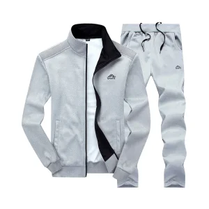 Mens Casual Track Suit Two Pieces Sets
