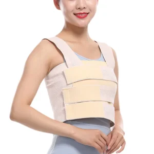 Wearable sweat-absorbing elastic breast pressure bandage abdominal bandage for hemostasis after thoracic surgery