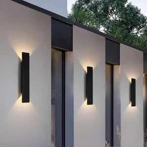 Long Strip Wall Light Simple Corridor Staircase Pillar Light Background Wall Decoration Outdoor Wall Lamp IP65 Water Proof