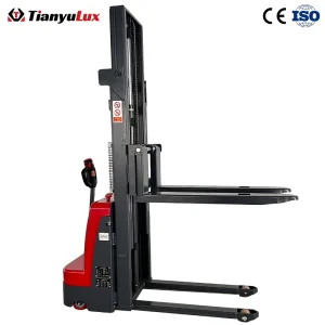 Blue Light Safety Electric Stackers Alerting Pedestrians Automatically