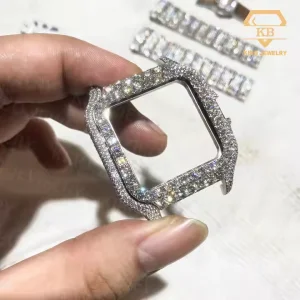 Luxury Jewelry Hot Sale Hip Hop Mechanical Watch Bezel D Color VVS Moissanite Pass Diamond Tester Iced Out High Quality Watch