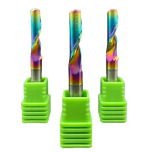 High Precision DLC Coating End Mill Aluminum High-Speed HRC 55 Solid Carbide Single Flute End Mill CNC