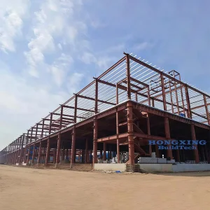 Edificio modular de metal industrial prefabricado de acero personalizado