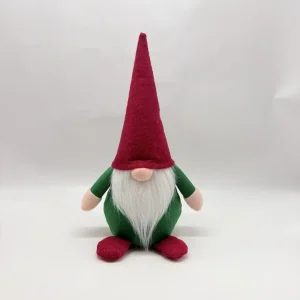 China Christmas Gnome Decorations | Red Hat Green Body Holiday Gnomes Manufacturer, Suppliers