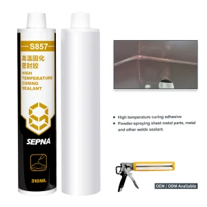 One Component Soldering Seam Heat Curing Adhesive Sealant 200 Degress Resistance