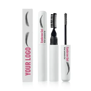 Private Label Custom Logo Long Lasting Vegan Eye Brow Gel Lifting Mascara Clear Brow Styling Eyebrow Gel Waterproof Brow Gel